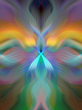 Modern soyut dalgalı fraktal gradyan geometrik arkaplan. Zarif fütüristik eğri. Kusursuz desen. İniş sayfası, yaratıcı sanat eserleri, web sitesi, sunum afişi, poster, olay, kart tasarımı. Web sitesi afişi ve poster arkaplanı için kullanılır