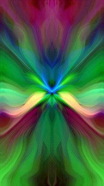 Gizemli Renkli Floral fraktal neon ışıkları. Kusursuz desenli güzel sanat gradyan renkli kıvrım renk dokusunu etkiler. Marble Twisted ink Light Fibers Efekti Psikedelik Soyut Duvar Kağıdı. Web sitesi afişi, poster, kart arkaplanı için kullan