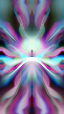 Gizemli Renkli Floral fraktal neon ışıkları. Kusursuz desenli güzel sanat gradyan renkli kıvrım renk dokusunu etkiler. Marble Twisted ink Light Fibers Efekti Psikedelik Soyut Duvar Kağıdı. Web sitesi afişi, poster, kart arkaplanı için kullan