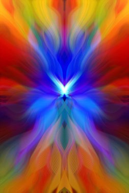 Gizemli Renkli Floral fraktal neon ışıkları. Kusursuz desenli güzel sanat gradyan renkli kıvrım renk dokusunu etkiler. Marble Twisted ink Light Fibers Efekti Psikedelik Soyut Duvar Kağıdı. Web Tasarım Canavarı Duvar Kağıdı Sancak Arkaplanı 