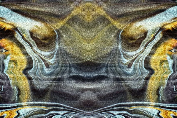 Fractal Art Ψηφιακή Ζωγραφική Για Διακόσμηση Στο Σπίτι Θολή Επικάλυψη — Φωτογραφία Αρχείου