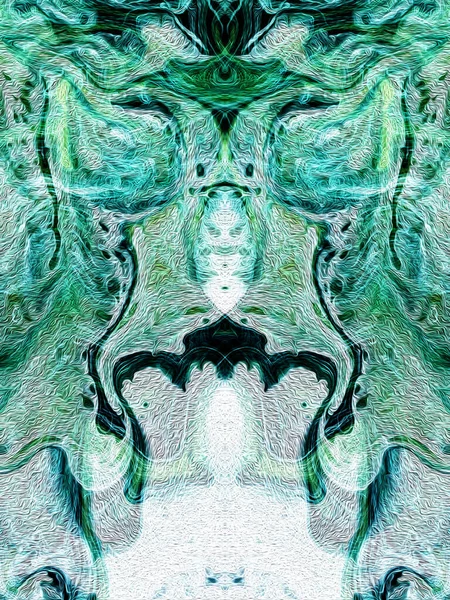 Fractal Art Ψηφιακή Ζωγραφική Για Διακόσμηση Στο Σπίτι Θολή Επικάλυψη — Φωτογραφία Αρχείου