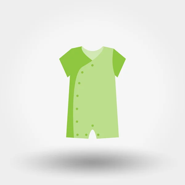 Traje de bebé. Icono . — Vector de stock