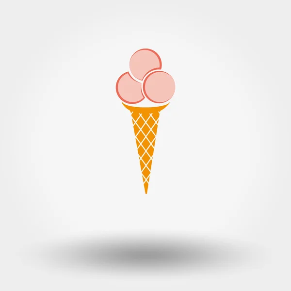 아이스크림 아이콘. — 스톡 벡터