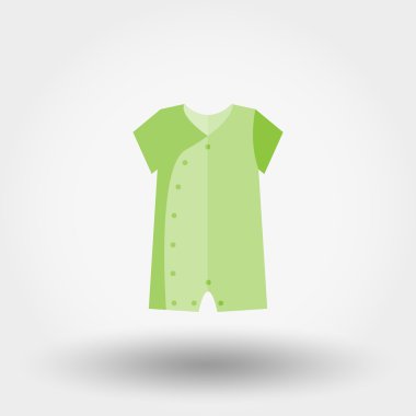 Bebek giyerlerdi. Simge.