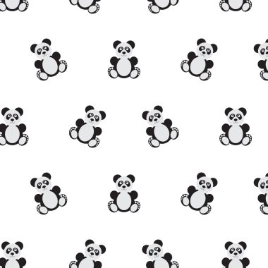 Ayı Panda desen.