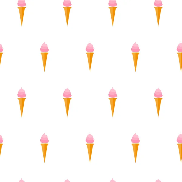 アイスクリームのパターン. — ストックベクタ