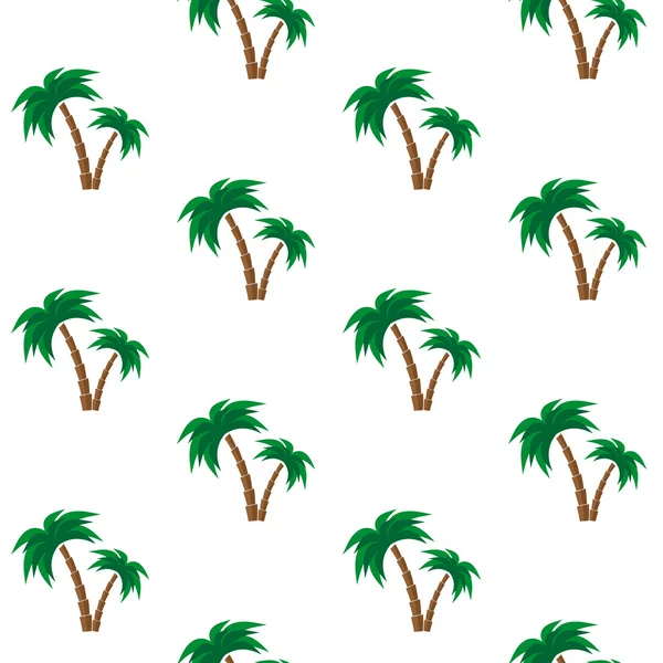 Palmeras patrón . — Vector de stock