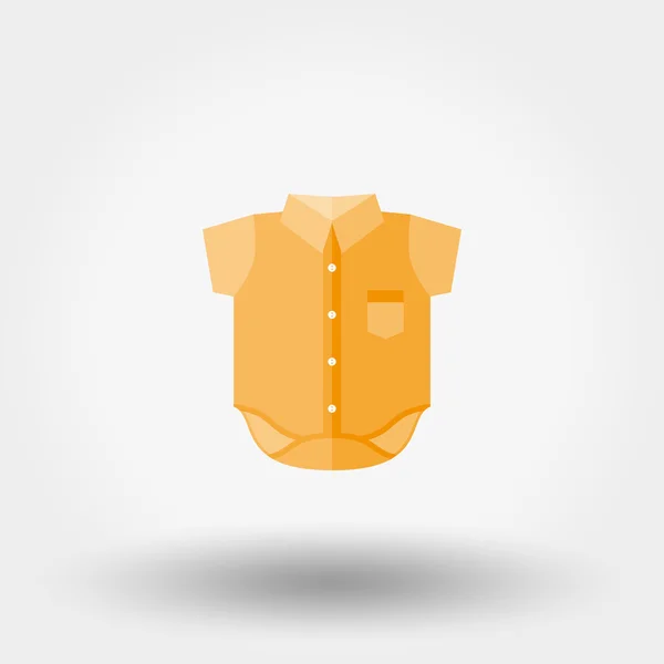 Camisa de bebé icono . — Vector de stock