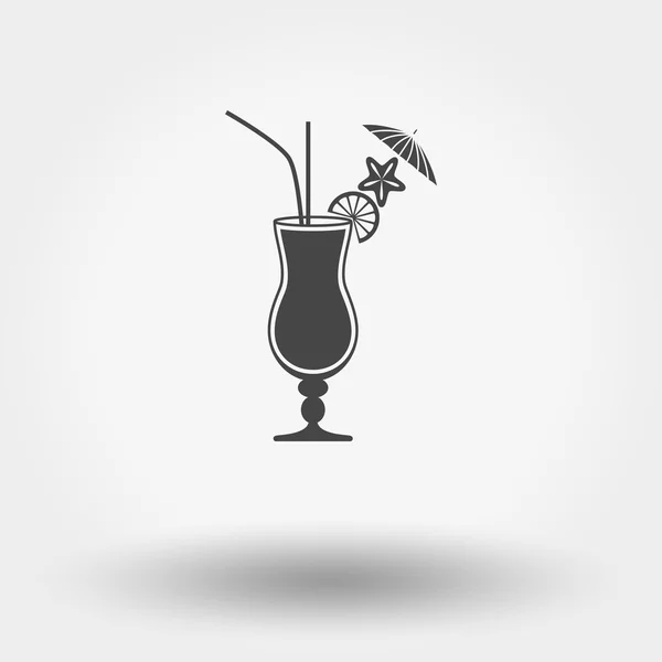 Tropischer Sommercocktail. — Stockvektor