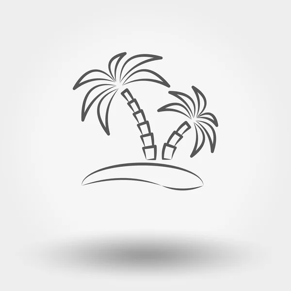 Palmeras. — Vector de stock