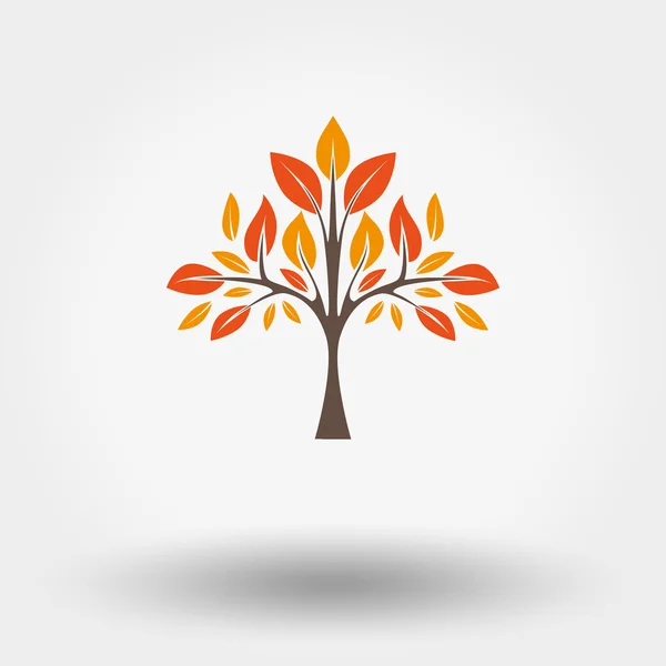 Arbre d'automne . — Image vectorielle