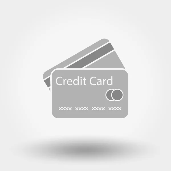 Tarjeta de crédito. — Vector de stock