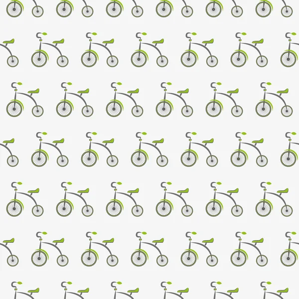Üç tekerlekli bisiklet şirin desen. — Stok Vektör