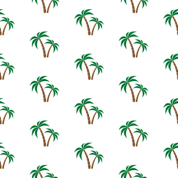 Palmeras patrón . — Vector de stock