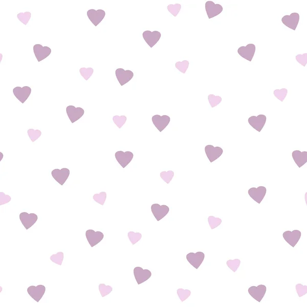 Background Pattern Purple Hearts Pattern Purple — Stock Photo, Image