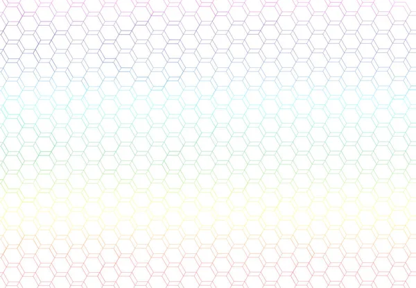 Geometrik soyut arkaplan ve altıgenler. Molekül yapısı ve bağı. Bilim, teknoloji ve tıbbi konsept. 