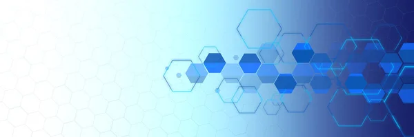 Geometric Blue Abstract Background Molecule Structure Connection Big Data Visualization — Stock Photo, Image