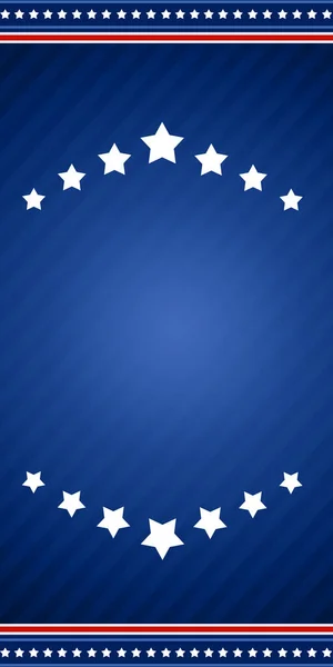 Dikey illüstrasyon, 4 Temmuz. Ulusal Birlik Günü ve Gaziler Günü.