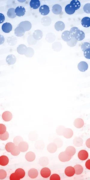 Vertical Blurred Background Illustration Red Blue Colors American Flag Independence — Stock Photo, Image