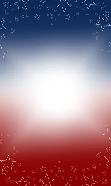 Kırmızı ve mavi yıldızlı arka plan. Kırmızı beyaz ve mavi arka plan. Şenlikli grafik tasarım. ABD 'nin Bağımsızlık Günü veya Başkanlar Günü Amerikan bayrağının renginde yıldız deseni.