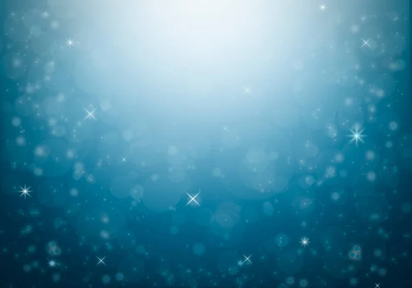 Fundo Inverno Abstrato Brilho Estrelas Fundo Azul Ano Novo Natal — Fotografia de Stock