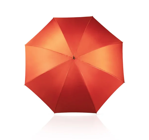 Umbrella Red Umbrella White Background Isolated Red Umbrella — Photo