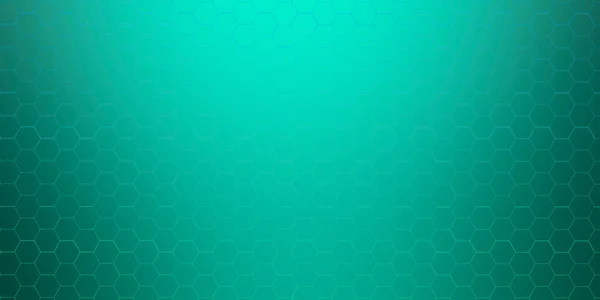 Abstraktní Hexagon Vzor Zeleném Pozadí Lékařský Vědecký Koncept Vektorová Ilustrace — Stock fotografie