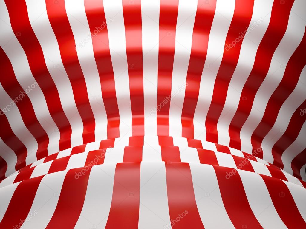 Red and white wave lines background