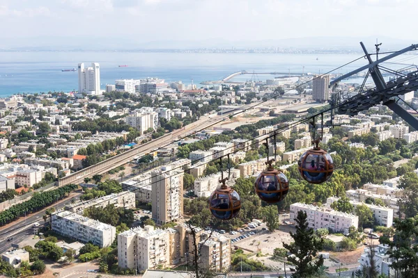 Az izraeli Haifa felvonó — Stock Fotó