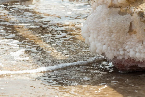 Ölü deniz taş tuz closeup ile