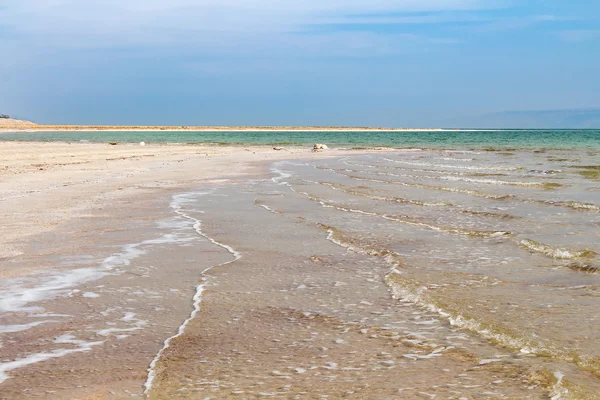 Dead sea salt shore