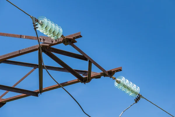 Pylon elektryczny — Zdjęcie stockowe