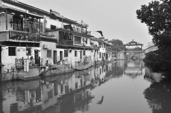 Tongli Waterkant Woonwijk China — Stockfoto