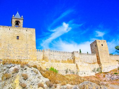 Santa Maria Belediye Başkanı Kraliyet Koleji Kilisesi Antequera, Malaga, Endülüs, İspanya 'da görüldü.