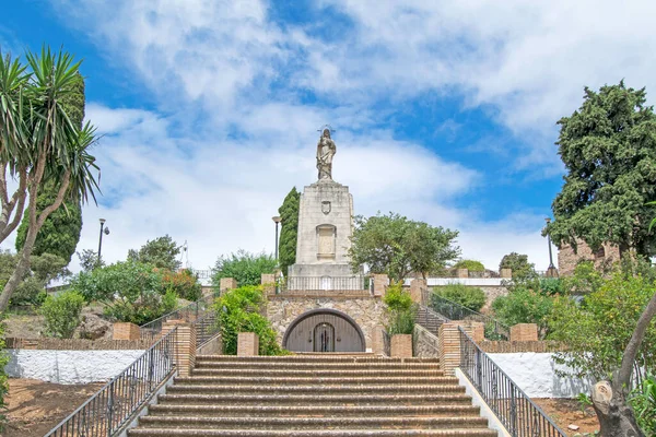 Sagrado Corazon Jesus Encontrado Castelo Constantina Sevilha Andaluzia Espanha — Fotografia de Stock