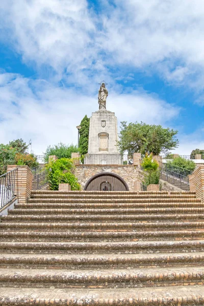 Sagrado Corazon Jesus Encontrado Castelo Constantina Sevilha Andaluzia Espanha — Fotografia de Stock