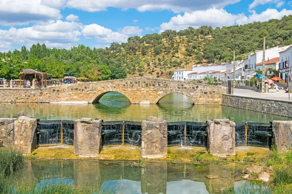 Antiguo Puente Romano Localidad San Nicolás Del Puerto Sevilla Andalucía — Foto de Stock