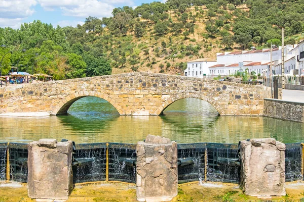 Puente Medieval Localidad San Nicolás Del Puerto Sevilla Andalucía España — Foto de Stock