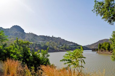 Gaitanejo reservoir of the Chorro reservoir in the Sierra de Ardales, Malaga, Andalusia,