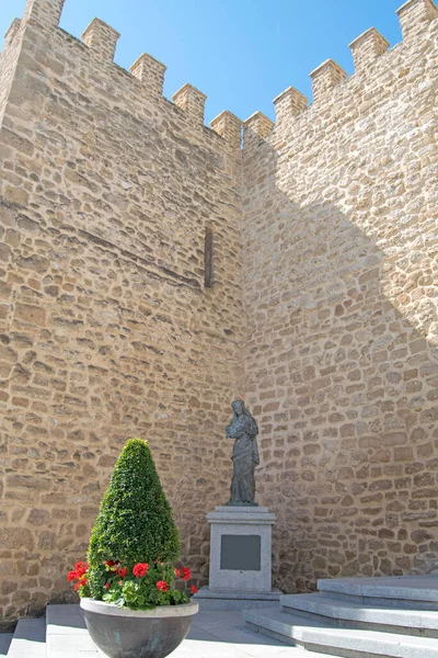 Γραφική Γωνία Castillo Luna Στη Ρότα Επαρχία Cadiz Ανδαλουσία Ισπανία — Φωτογραφία Αρχείου