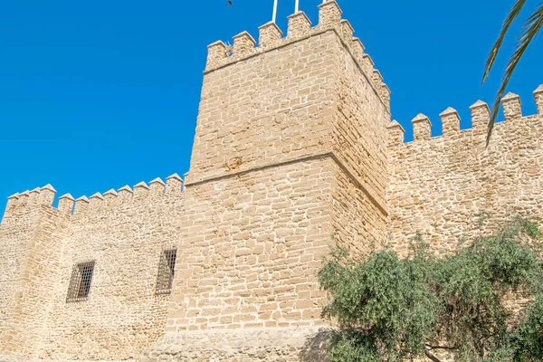 Kilátás Tetejére Castillo Luna Rota Cadiz Tartomány Andalúzia Spanyolország — Stock Fotó