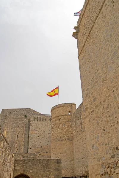 Detalhe Castelo Santiago Sanlucar Barrameda Cádiz Andaluzia Espanha — Fotografia de Stock