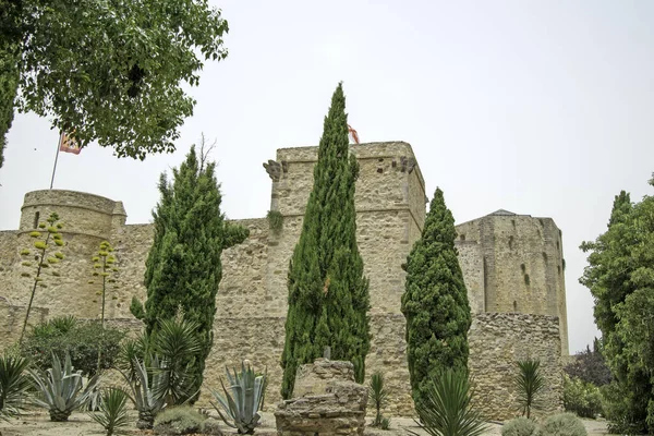 Όμορφο Κάστρο Του Σαντιάγο Στο Sanlucar Barrameda Cadiz Ανδαλουσία Ισπανία — Φωτογραφία Αρχείου