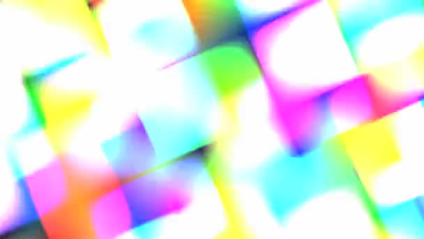 Soyut farklı renk seçenekleri sunan hızlı disko renkli ışıklar döner — Stok video