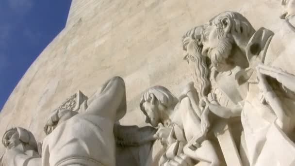 ポルトガルの発見の記念碑 ストック動画