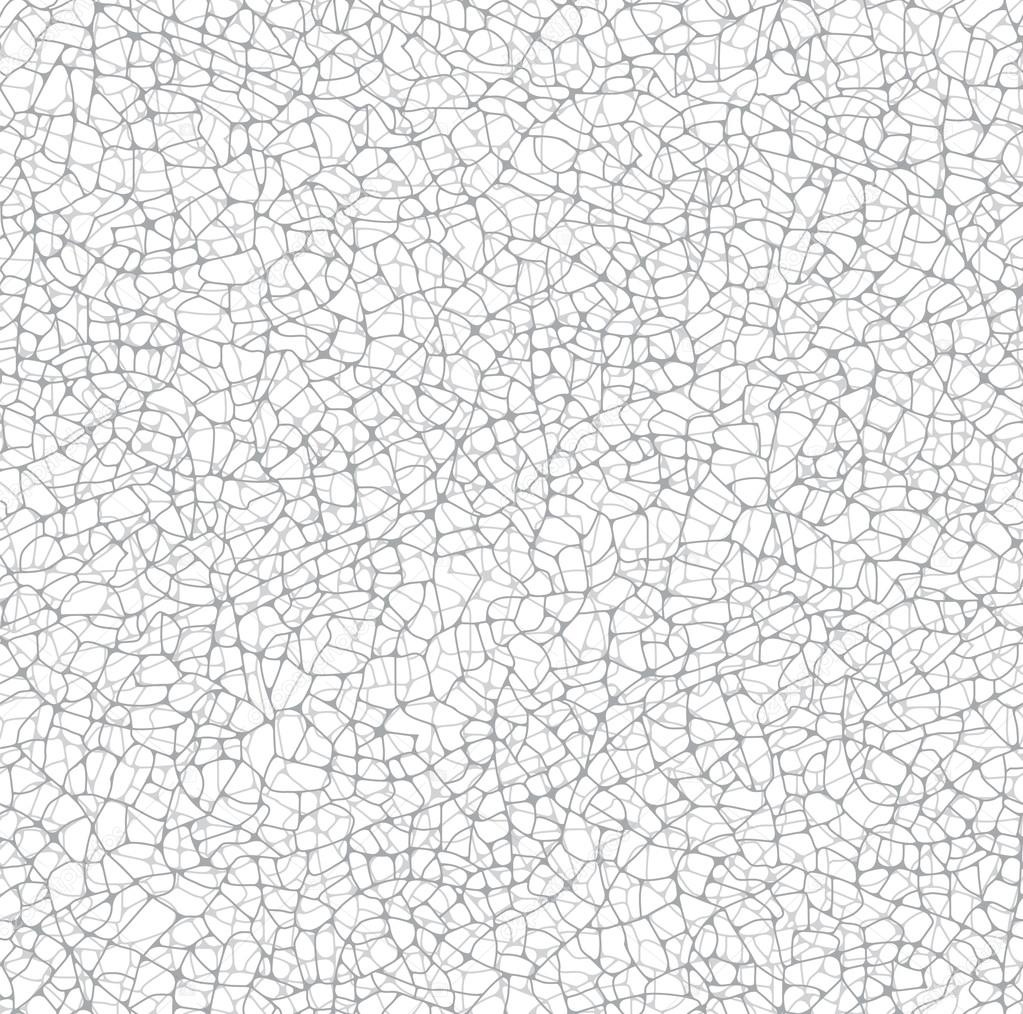 Vector texture of irregular cracks, white background.
