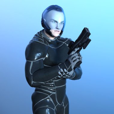 bir süper kahraman 3d cg render