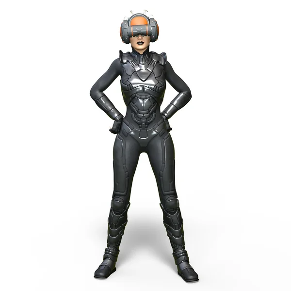 3D CG rendering of a super woman — Stock Photo, Image