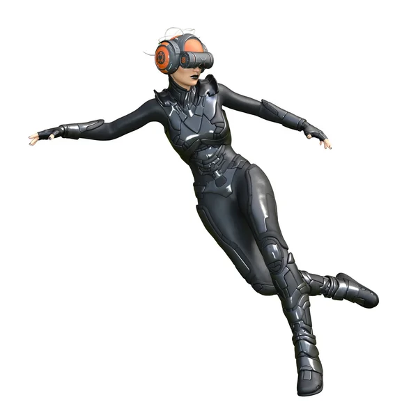 3D CG rendering of a super woman — Stock Photo, Image